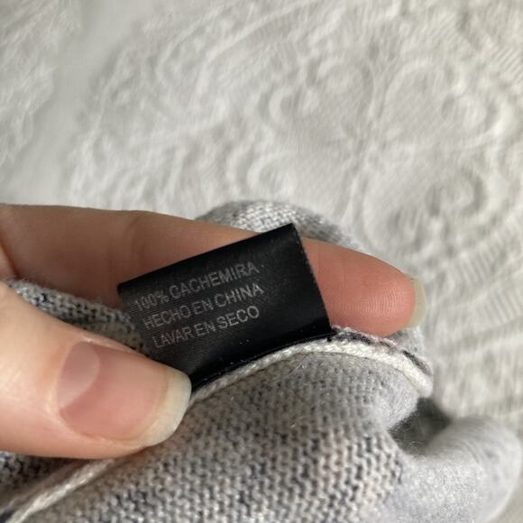 Antonio Melani Women's Cashmere Pullover Sweater Herringbone Fitted Small - XS - Picture 14 of 14